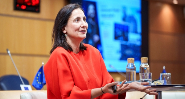 La Cámara de Comercio Alemana para España reunió ayer 23 de abril en Madrid a su red Young Professionals en torno a un nuevo Pep-Talk con María Andrés Marín, directora de la Oficina del Parlamento Europeo en España.