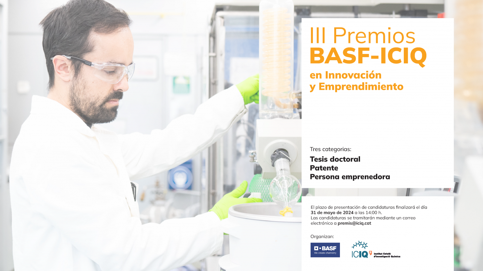 III Edición de los Premios BASF-ICIQ en Innovación y Emprendimiento
