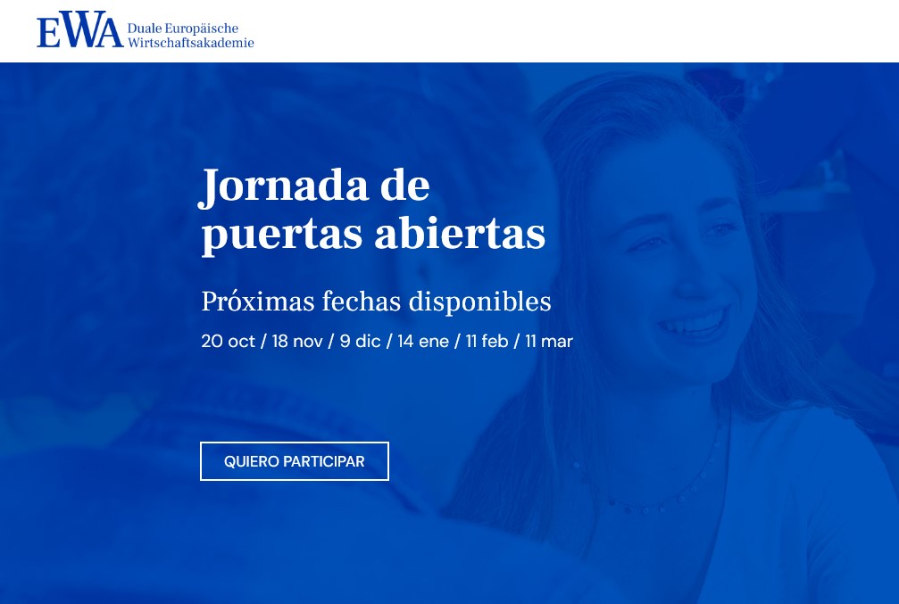 EWA Duale Europäische Wirtschaftsakademie | Jornada de puertas abiertas