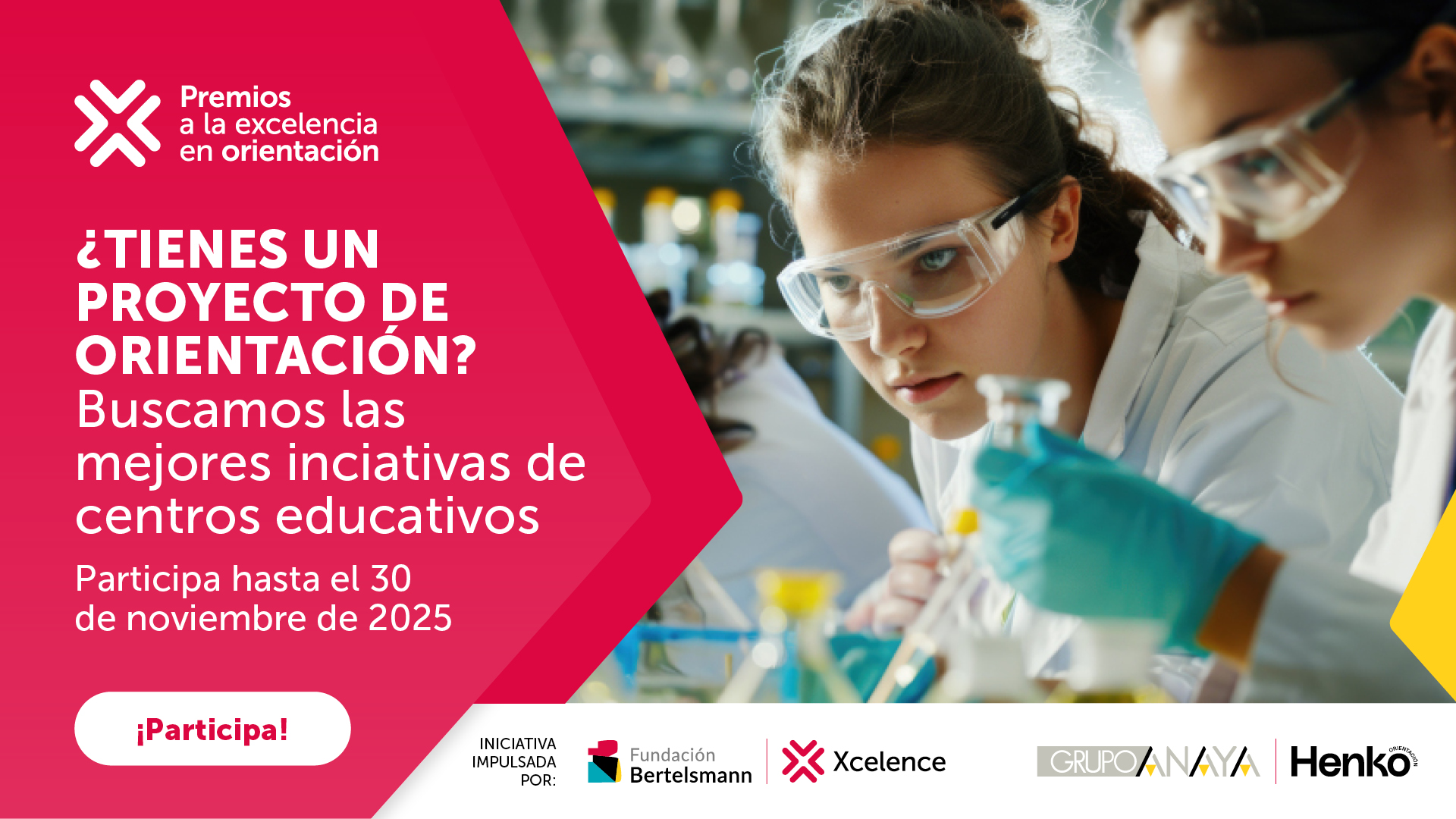 Fundación Bertelsmann | 3ª edición de los Premios a la excelencia en orientación | Convocatoria abierta para centros educativos