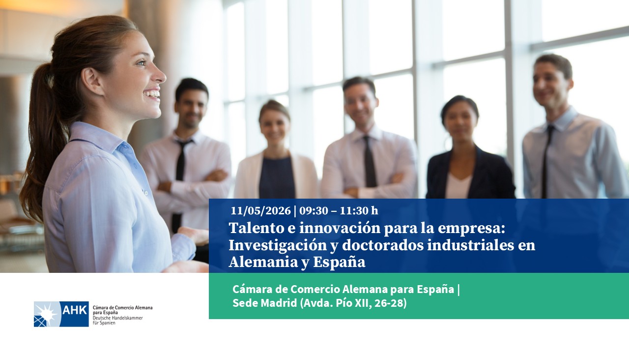 Cámara Alemana | Talento e innovación para la empresa: Investigación y doctorados industriales en Alemania y España