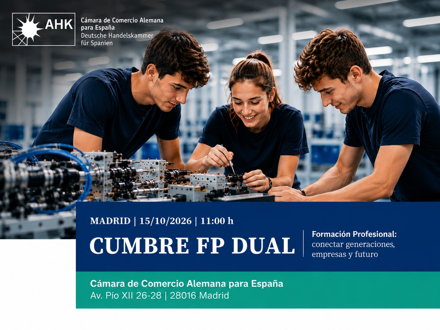 Cumbre FP Dual | Formación Profesional: conectar generaciones, empresas y futuro