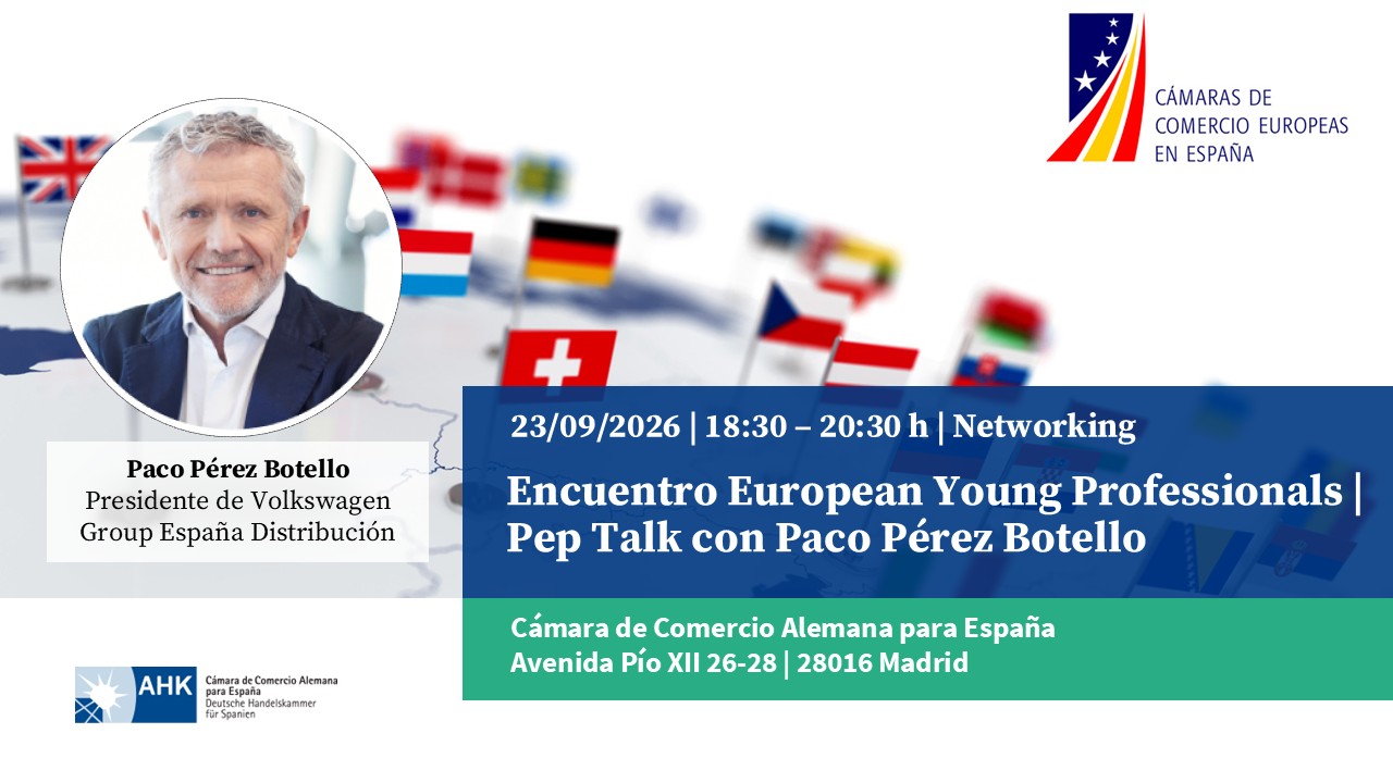 Encuentro de Young Professionals de las Cámaras Europeas | Pep-Talk con Francisco Pérez Botello | Presidente de Volkswagen Group España Distribución
