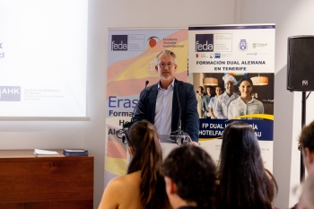 La Cámara Alemana entrega en Tenerife los diplomas de la séptima promoción de la FP Dual Alemana en Hostelería