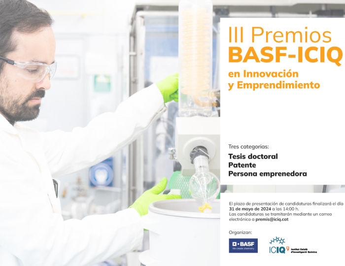 III Edición de los Premios BASF-ICIQ en Innovación y Emprendimiento