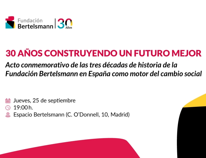 Fundación Bertelsmann | 30 años construyendo un futuro mejor