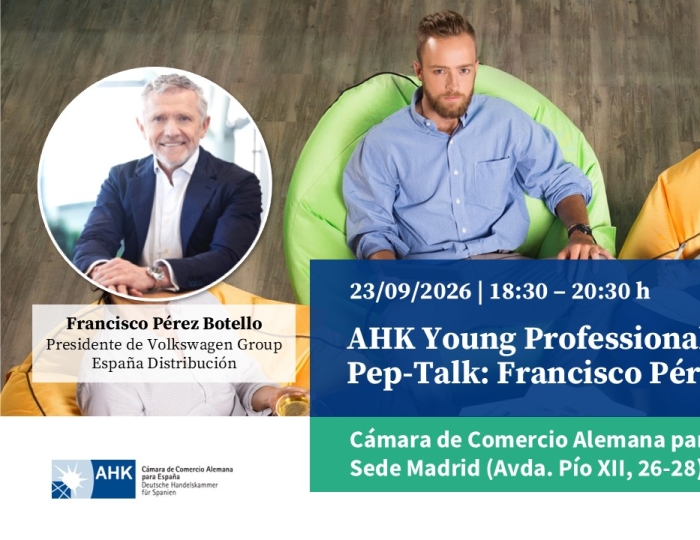 AHK Young Professionals | Pep-Talk con Francisco Pérez Botello | Presidente de Volkswagen Group España Distribución