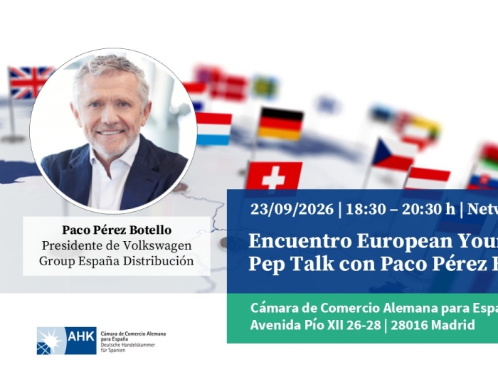 Encuentro de Young Professionals de las Cámaras Europeas | Pep-Talk con Francisco Pérez Botello | Presidente de Volkswagen Group España Distribución
