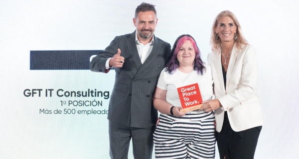 GFT IT Consulting, la mejor empresa para trabajar en España en el sector Tecnológico