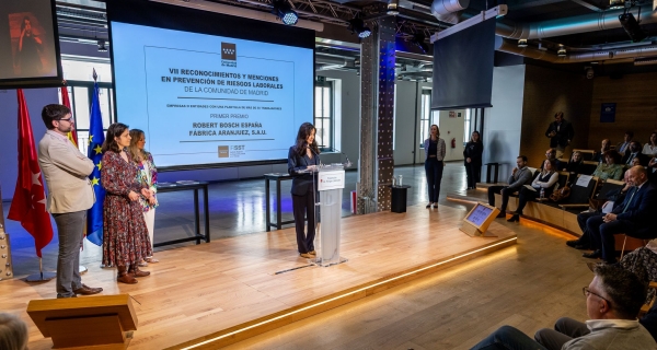 La planta de Bosch en Aranjuez, premiada por sus buenas prácticas en prevención de riesgos laborales