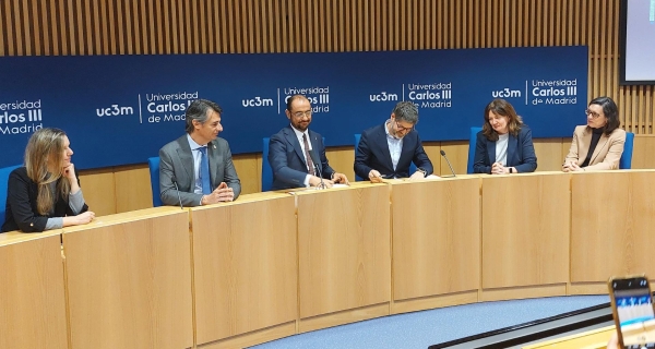 Indra Group y la Universidad Carlos III de Madrid crean una cátedra de investigación en tecnologías cuánticas, espaciales, radiofrecuencia y electromagnetismo 