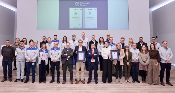 Volkswagen Navarra obtiene las certificaciones UNE 19601 e ISO 37001 y refuerza su compromiso con la ética y el cumplimiento normativo