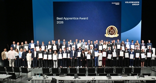 Desde hace 25 años, Grupo Volkswagen reconoce a sus mejores jóvenes talentos en todo el mundo