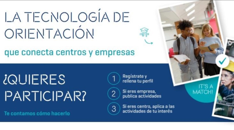 La web Empresas que Inspiran coordina más de 280 actividades de orientación profesional este curso en colaboración con más de 80 centros y 80 empresas