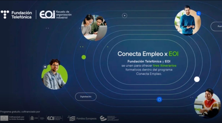 Conecta Empleo x EOI: Más de 3.000 jóvenes se formarán gratis en competencias digitales