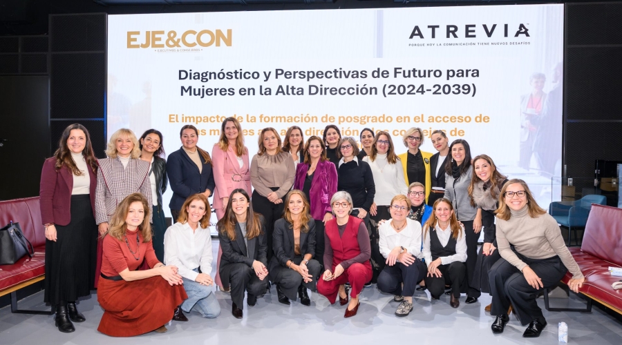 ATREVIA y EJE&CON presentan el estudio 'El impacto de la formación de posgrado en el acceso de las mujeres a la alta dirección empresarial y los consejos de administración'