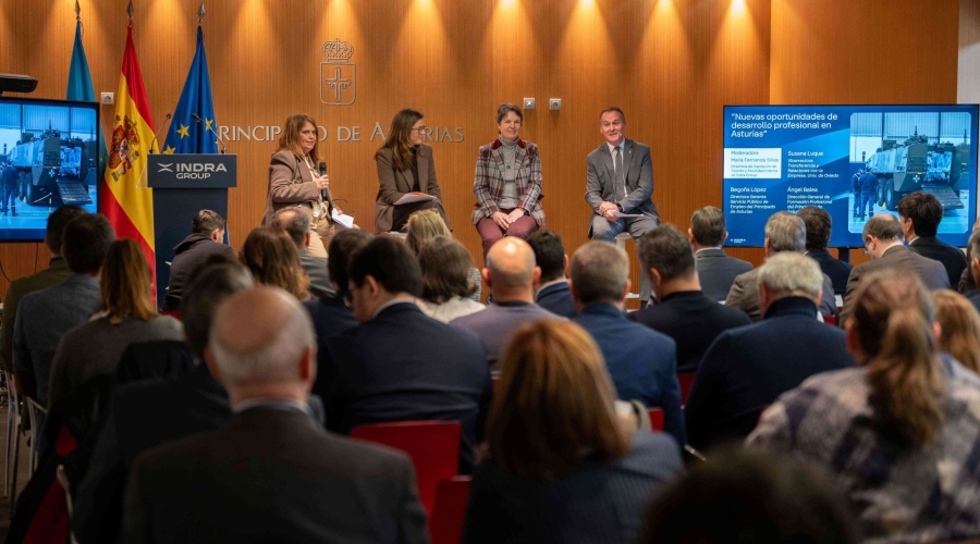 Indra Group presenta el ambicioso plan para consolidar su presencia en Asturias y atraer talento especializado
