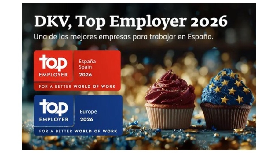 DKV, reconocida como una de las mejores empresas para trabajar en España con el sello Top Employer 2026