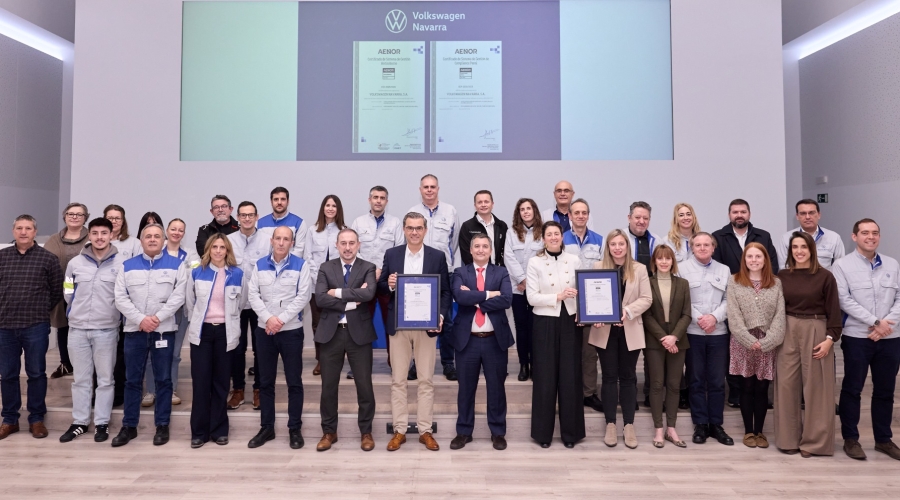 Volkswagen Navarra obtiene las certificaciones UNE 19601 e ISO 37001 y refuerza su compromiso con la ética y el cumplimiento normativo