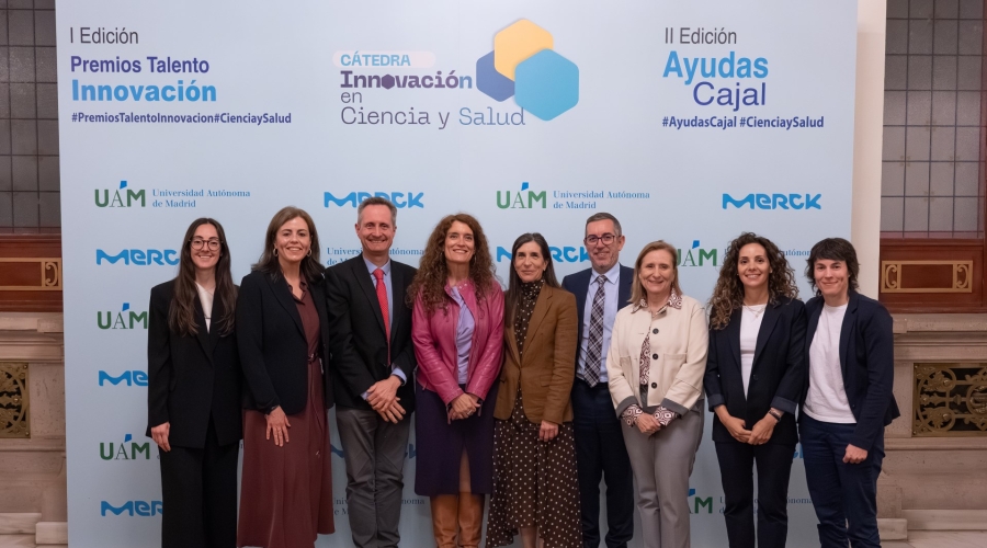 Merck y la UAM celebran la entrega de las Ayudas Cajal en su II edición y la I Edición de los Premios Talento Innovación