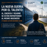 La nueva guerra por el talento: IA, energía y rearme se están repartiendo al mismo ingeniero (y nadie lo está diciendo alto)