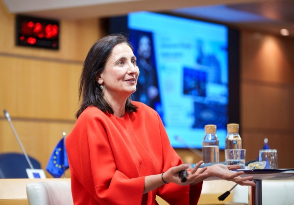 La Cámara de Comercio Alemana para España reunió ayer 23 de abril en Madrid a su red Young Professionals en torno a un nuevo Pep-Talk con María Andrés Marín, directora de la Oficina del Parlamento Europeo en España.